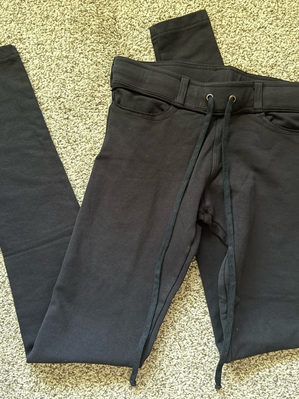 Hard Tail Black Stretch Fleece Joggers